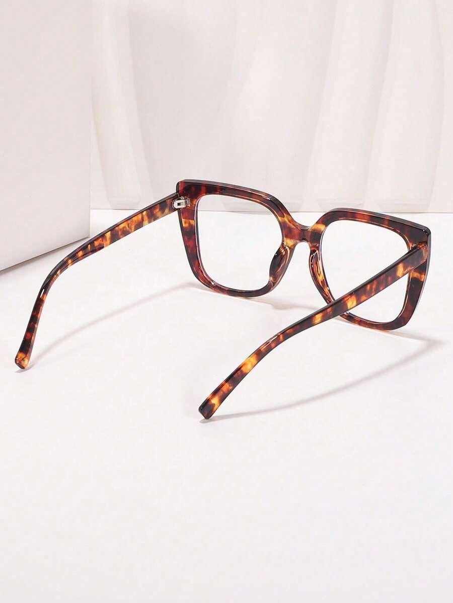 okulary zerówki animal print