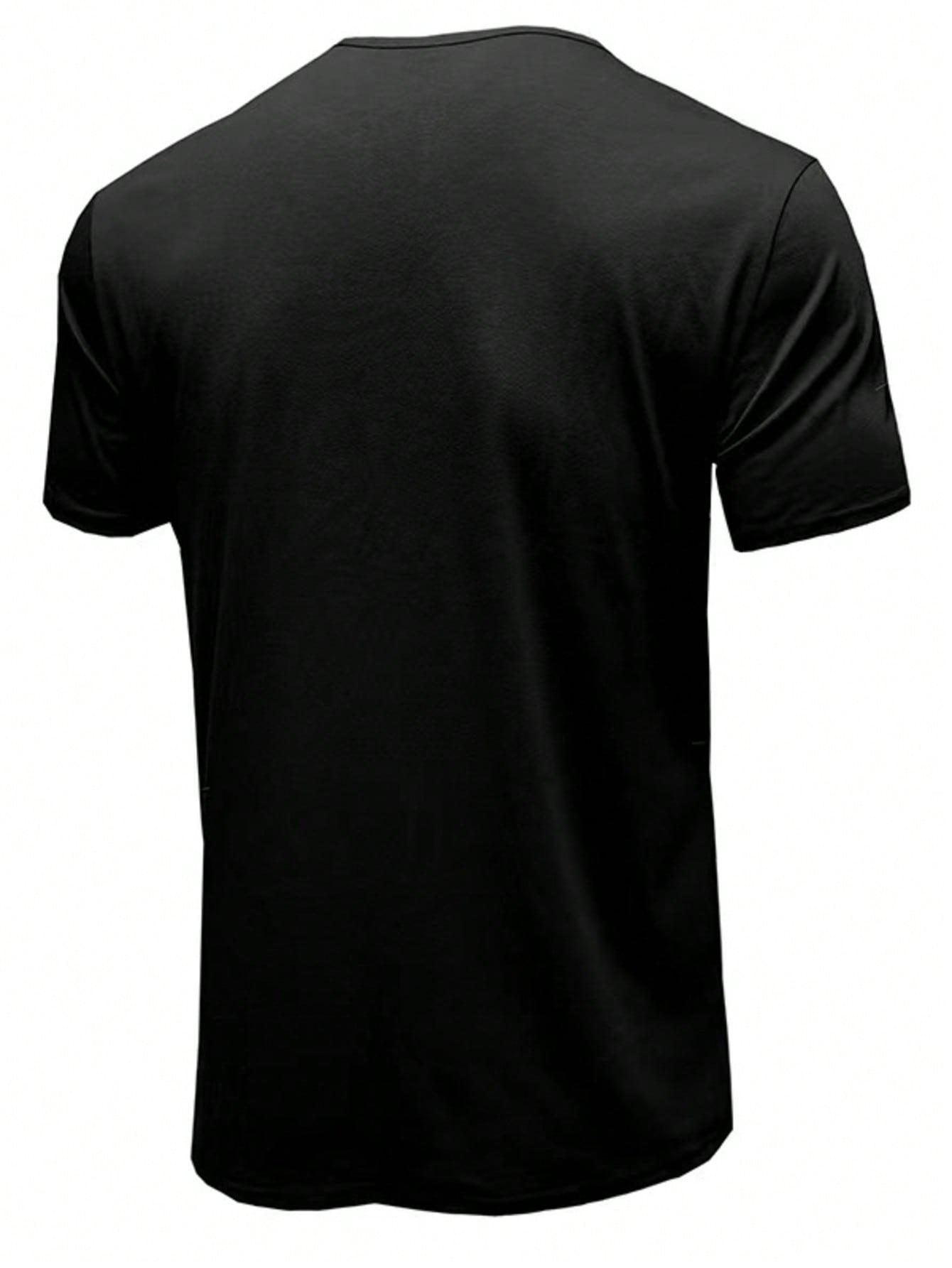 T-SHIRT MĘSKI CZARNY