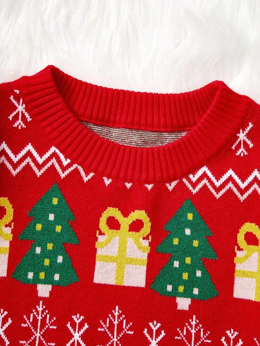 świąteczny sweter wzór