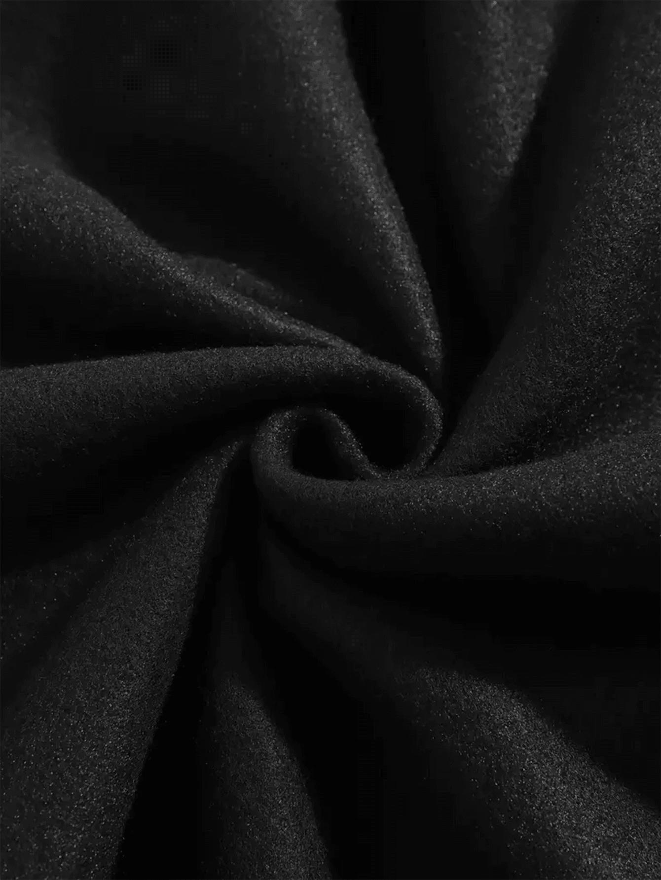 CZARNA BLUZA KAPTUR 