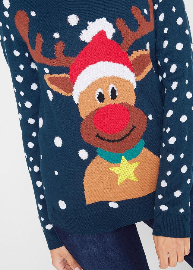 SWETER Z MOTYWEM ŚWIĄTECZNYM 