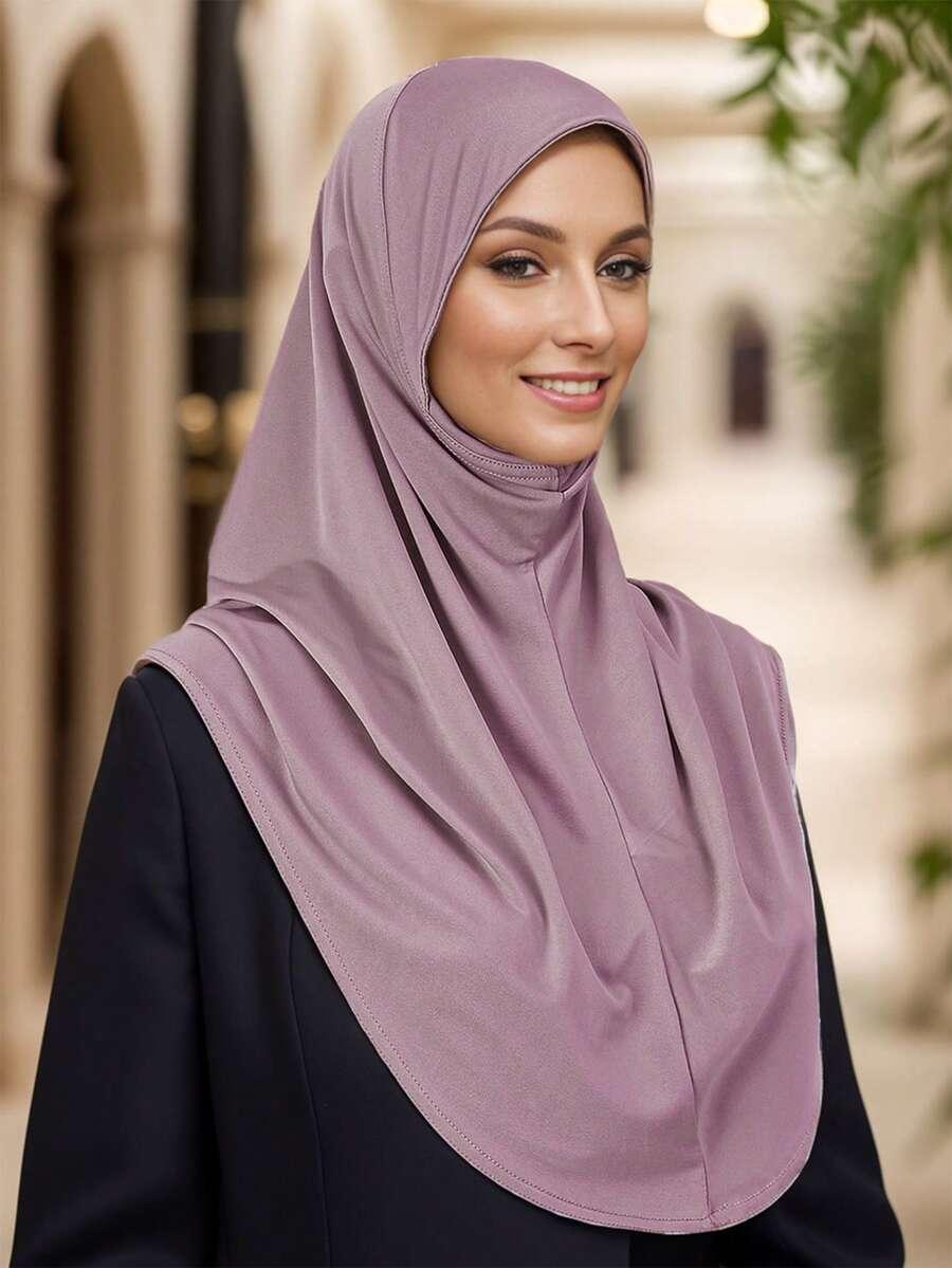 HIJAB 2 SZTUKI BIAŁY I CZARNY