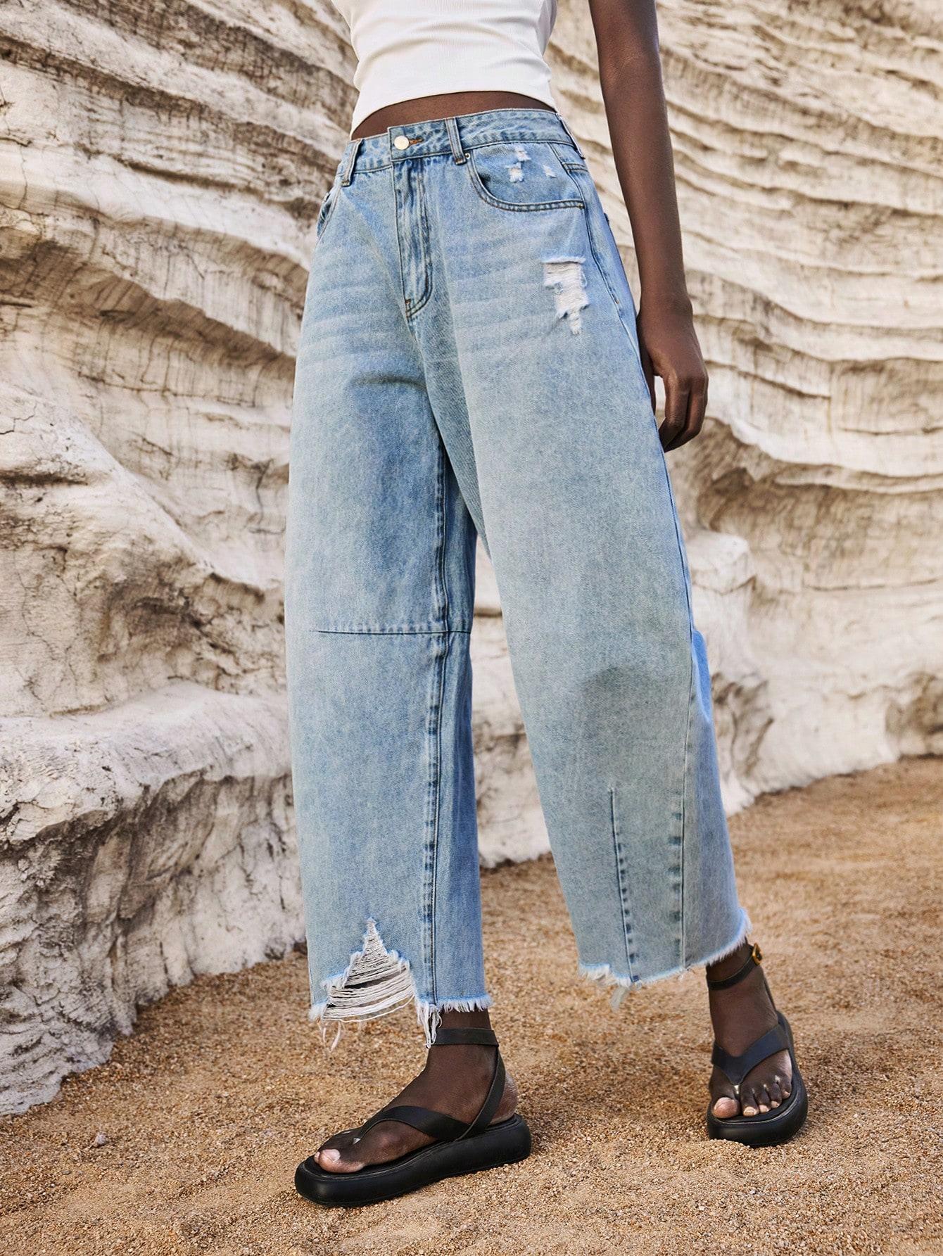 NIEBIESKIE SPODNIE JEANS 