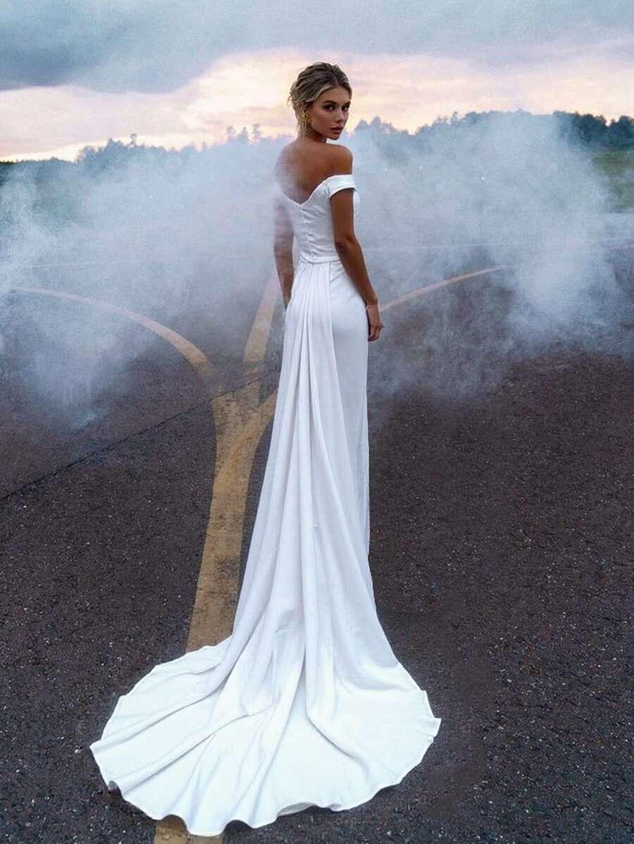 biała maxi sukienka 
