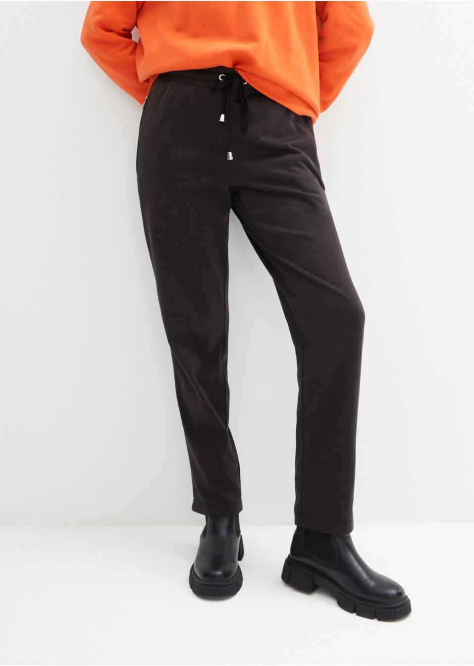SPODNIE DAMSKIE DRESOWE OCIEPLANE PLUS SIZE
