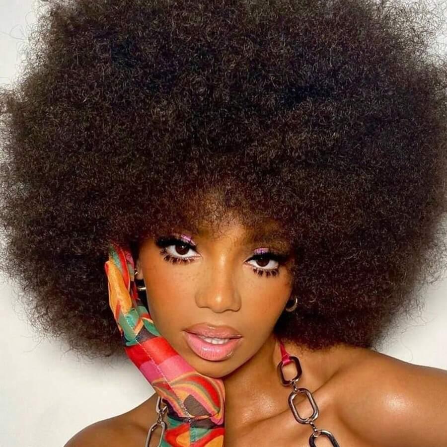 peruka włosy syntetyczne afro