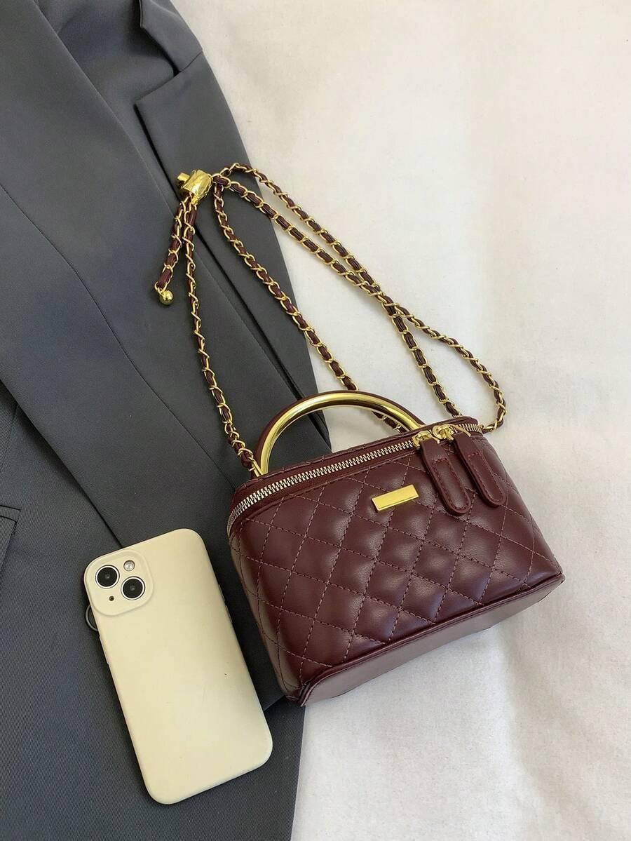 BORDOWA TOREBKA IMITACJA SKÓRY