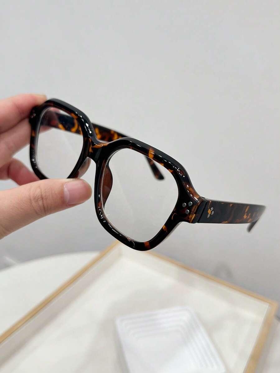 okulary zerówki animal print