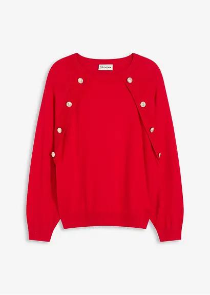 SWETER DAMSKI Z GUZIKAMI 