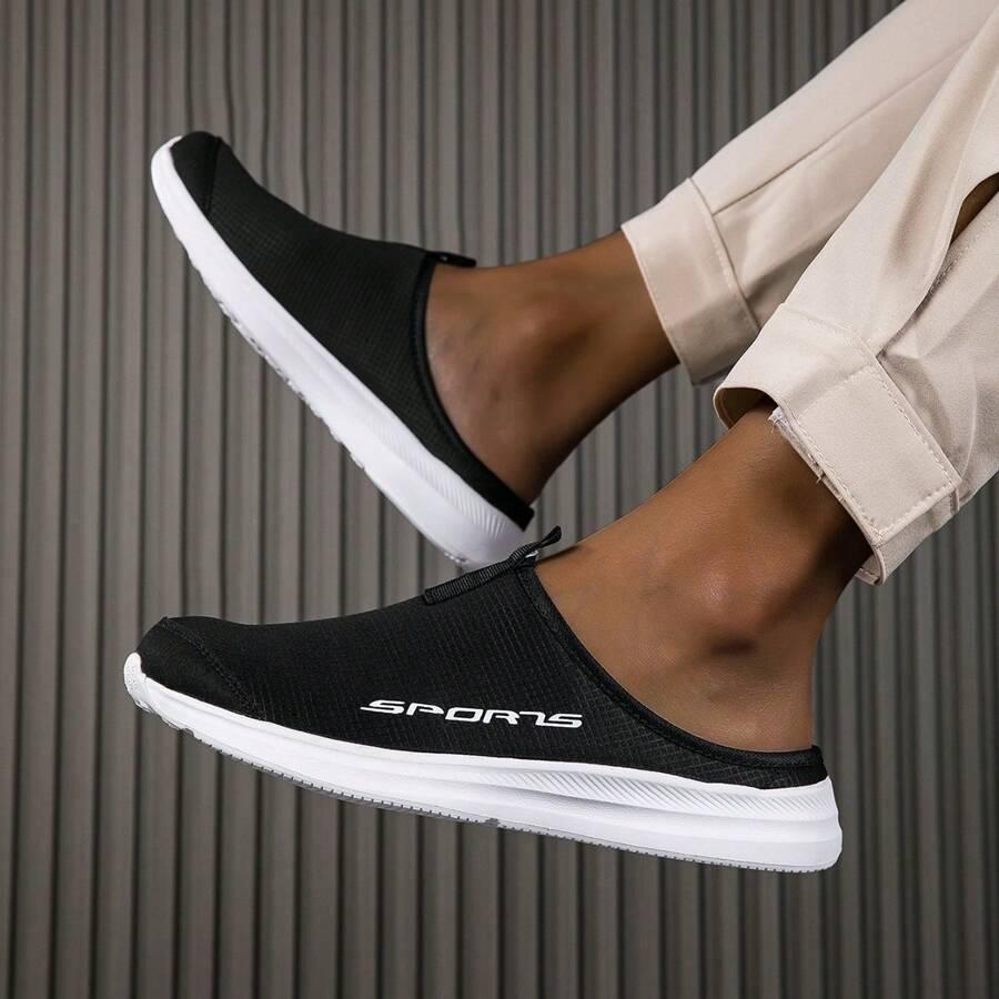 CZARNE SIATECZKOWE BUTY SPORTOWE