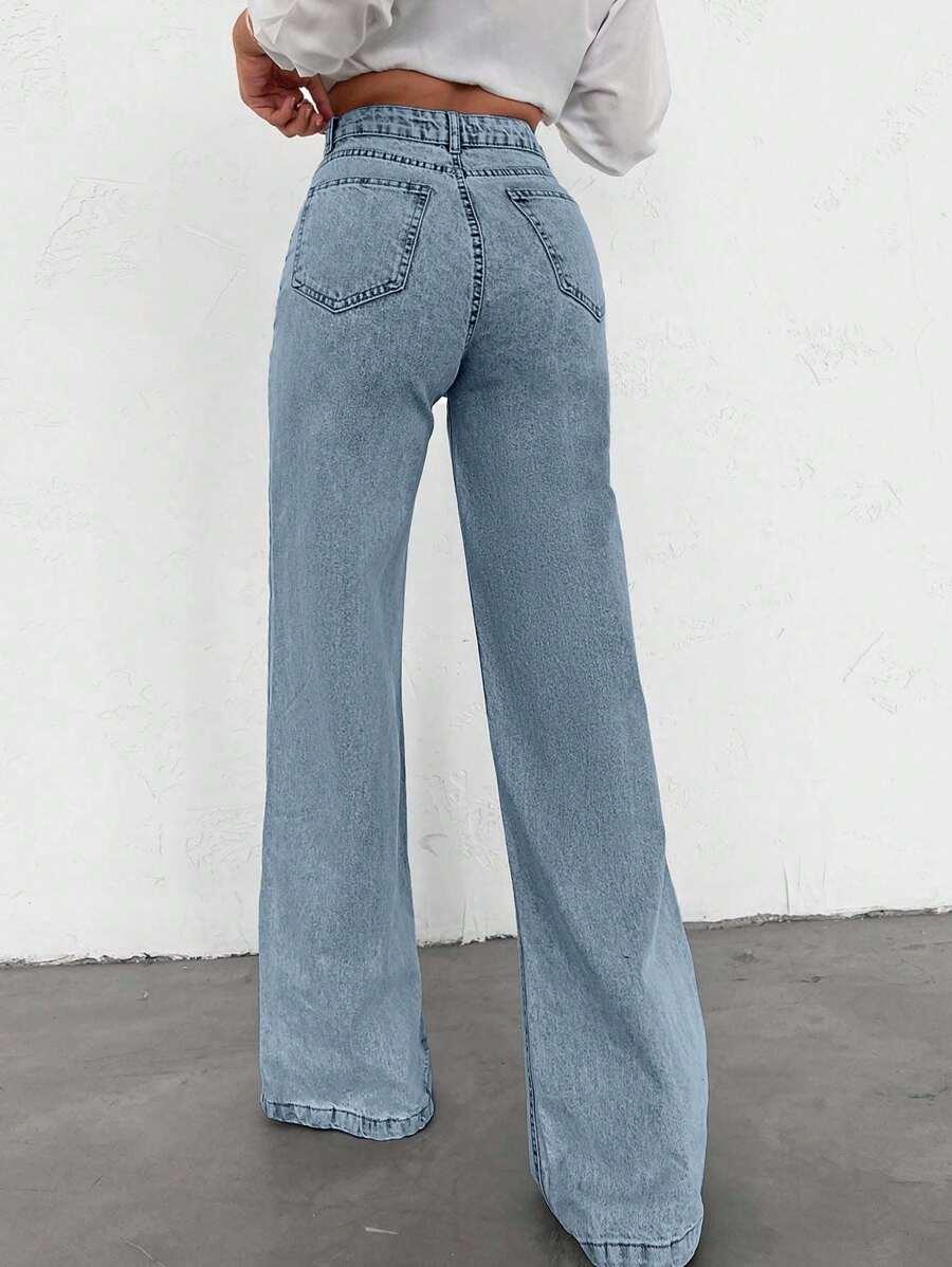 NIEBIESKIE SPODNIE JEANS 