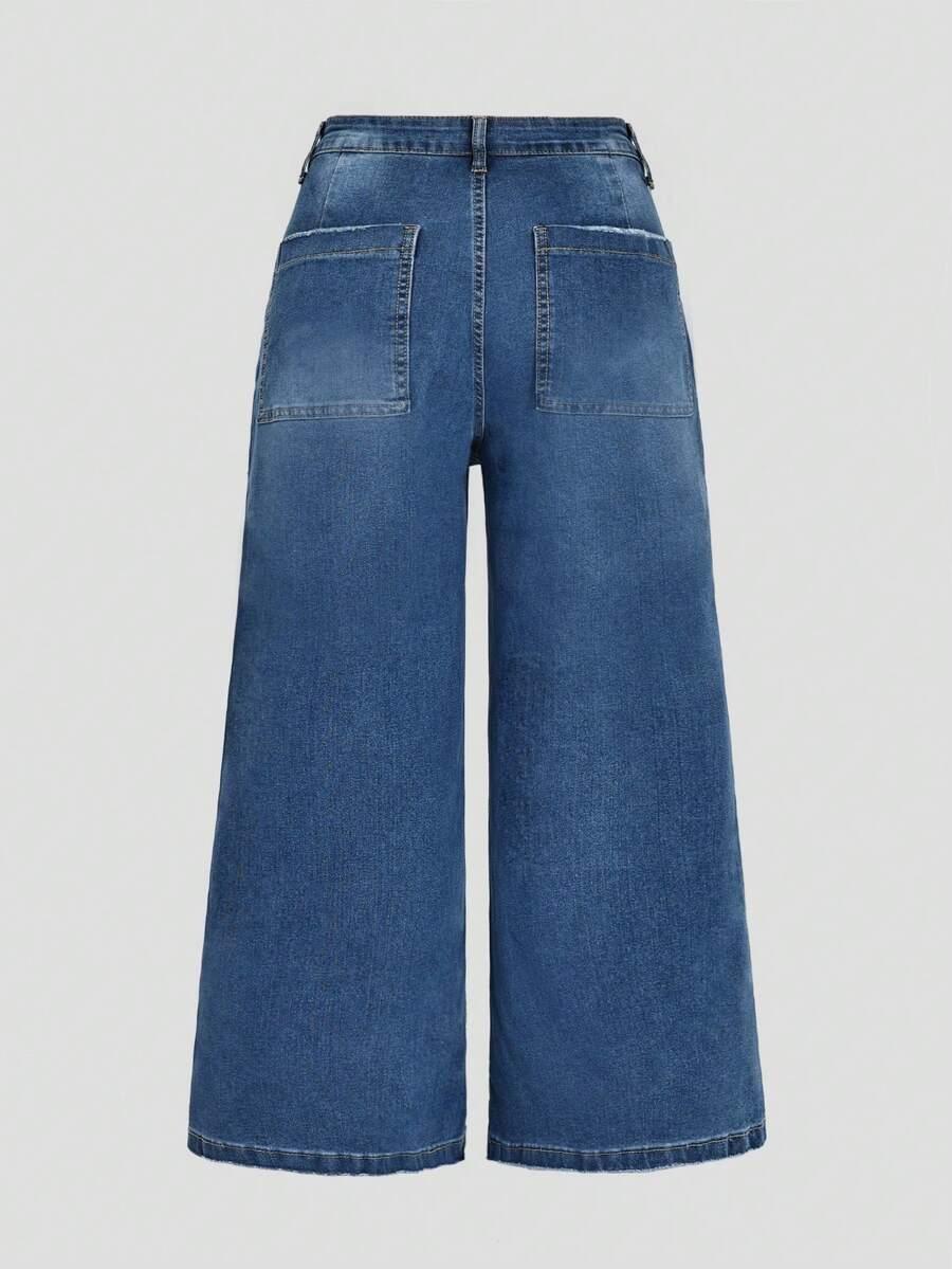 SPODNIE JEANS PROSTE NOGAWKI