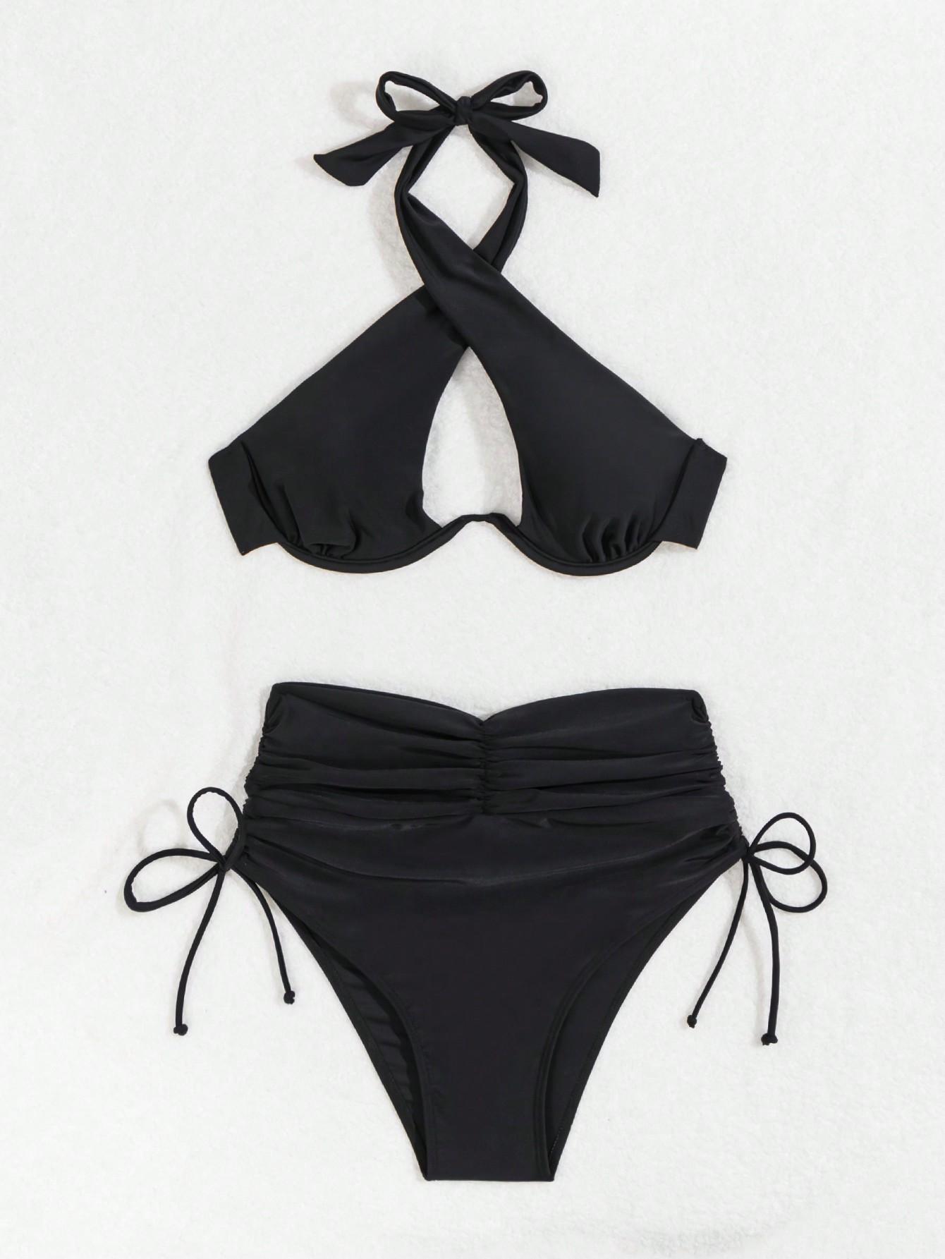 czarny DÓŁ OD BIKINI 