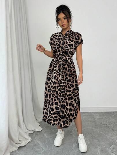 MAXI SUKIENKA ANIMAL PRINT