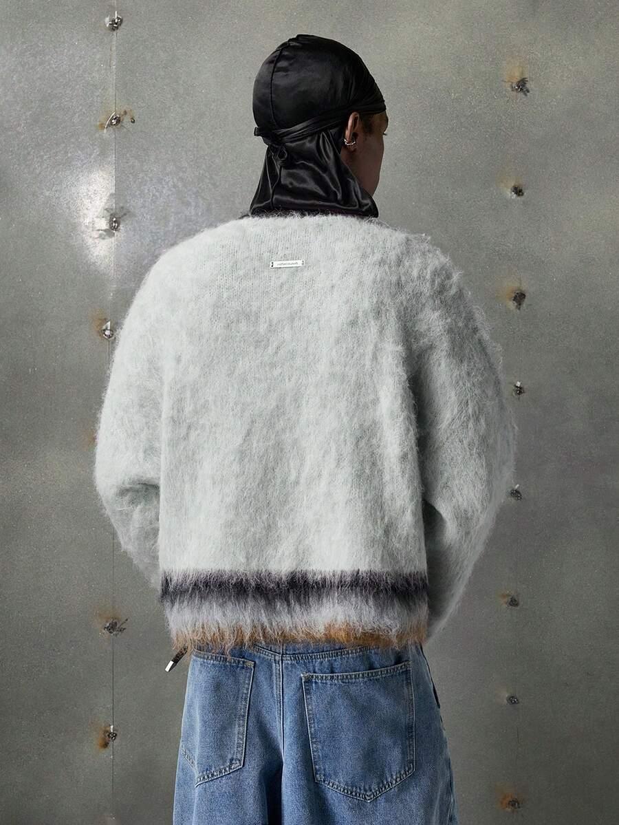 SWETER MĘSKI LUŹNY I SWOBODNY STYL