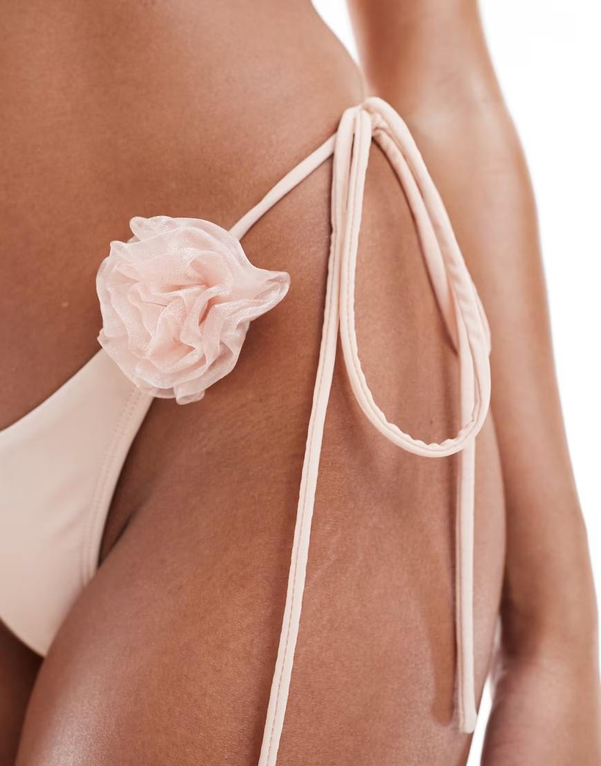 dół od bikini ze zdobieniem 
