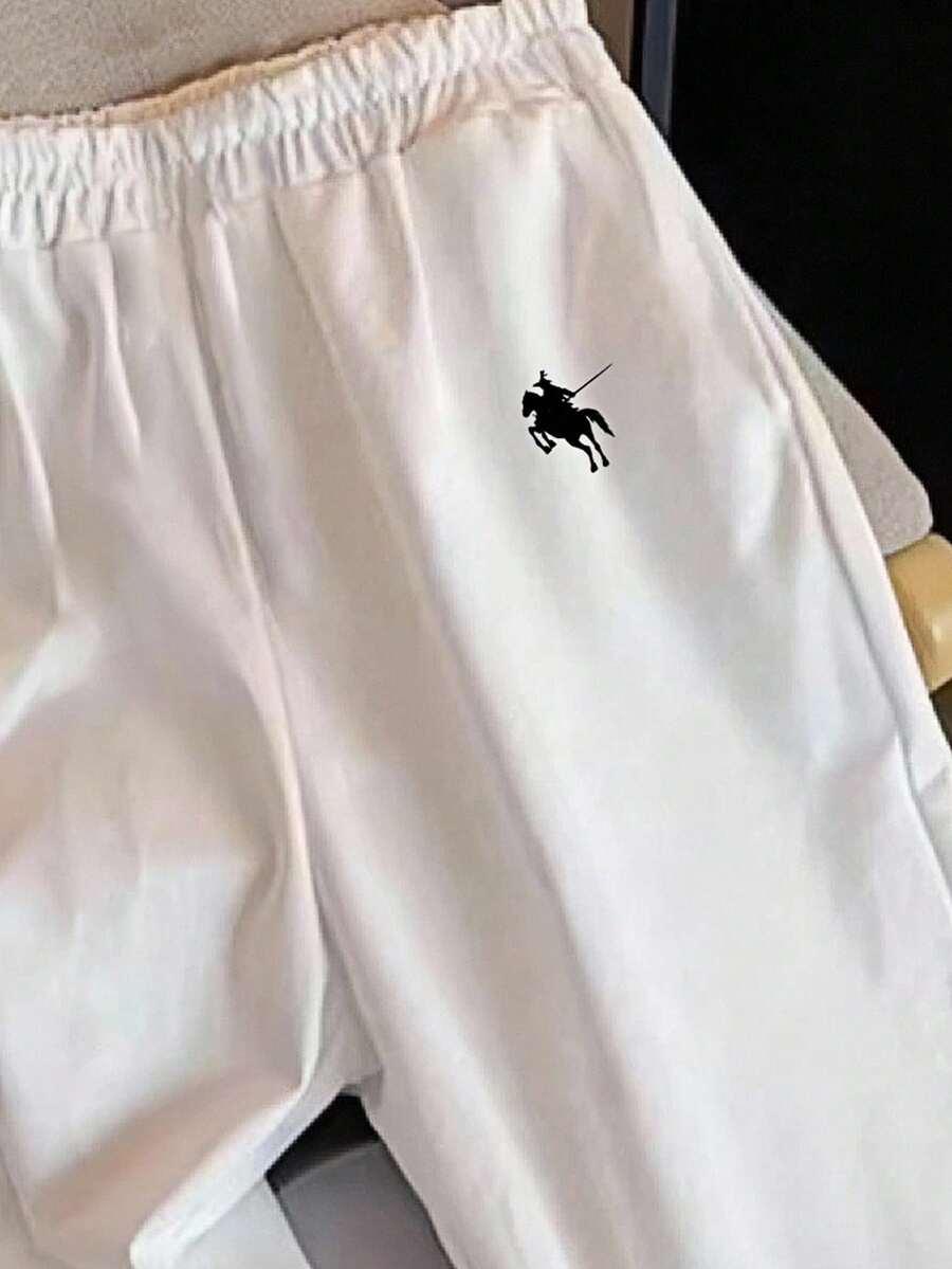 BIAŁE SPODNIE CASUAL