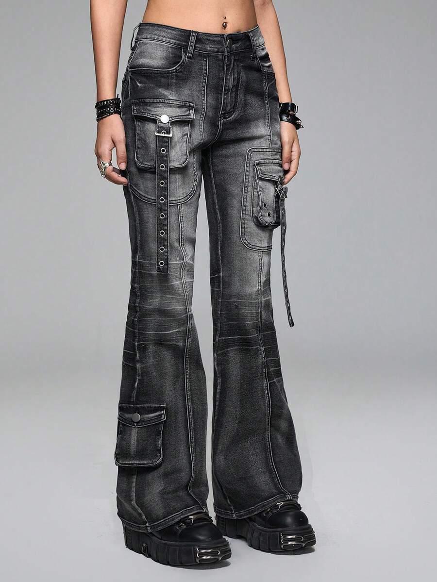 spodnie jeans kieszenie