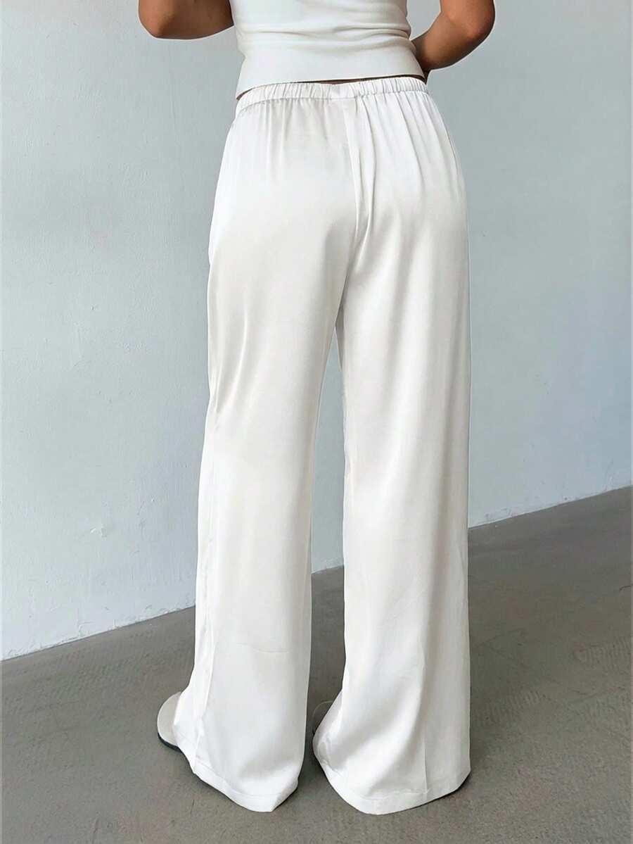 BIAŁE SPODNIE CASUAL