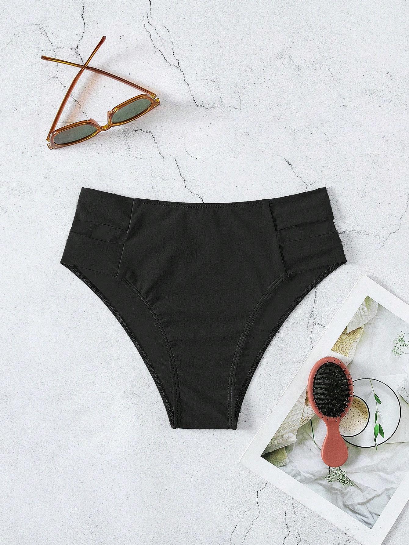 czarny dół od bikini wycięcie