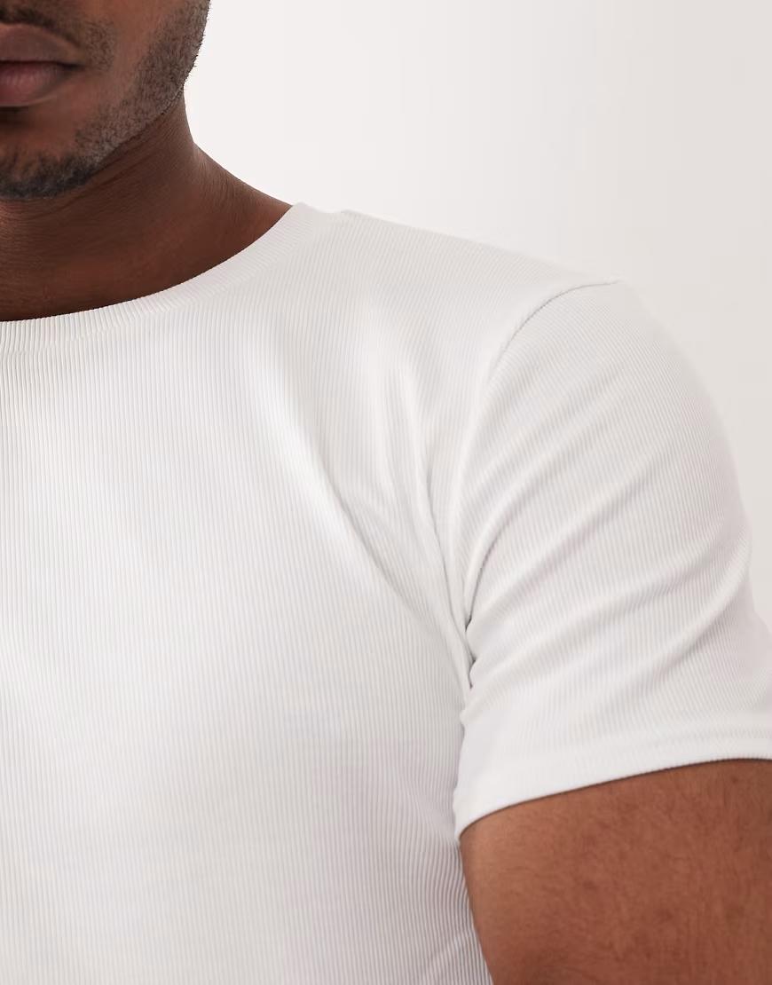 biały t-shirt krótki rękaw