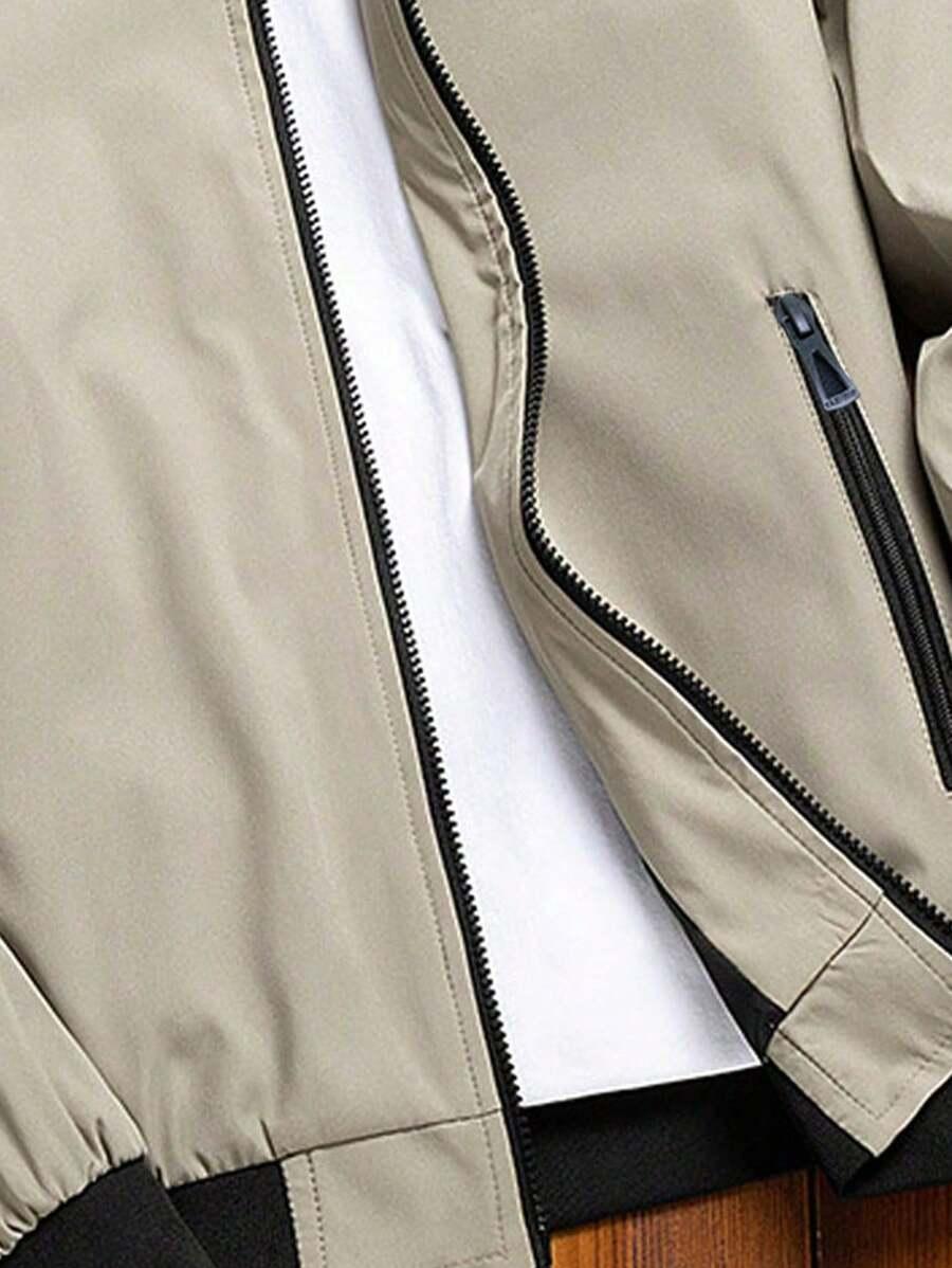 ZIELONA KURTKA BOMBER ZIP