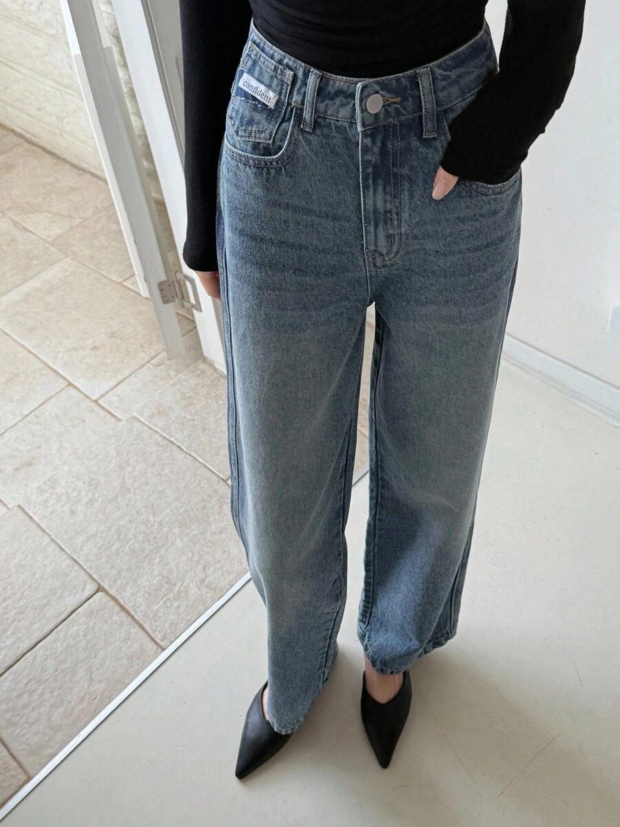 NIEBIESKIE SPODNIE JEANS