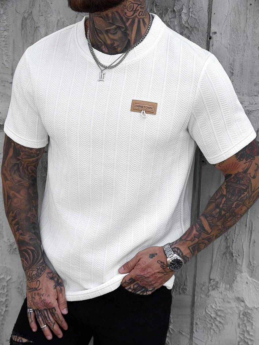 biały t-shirt tekstura