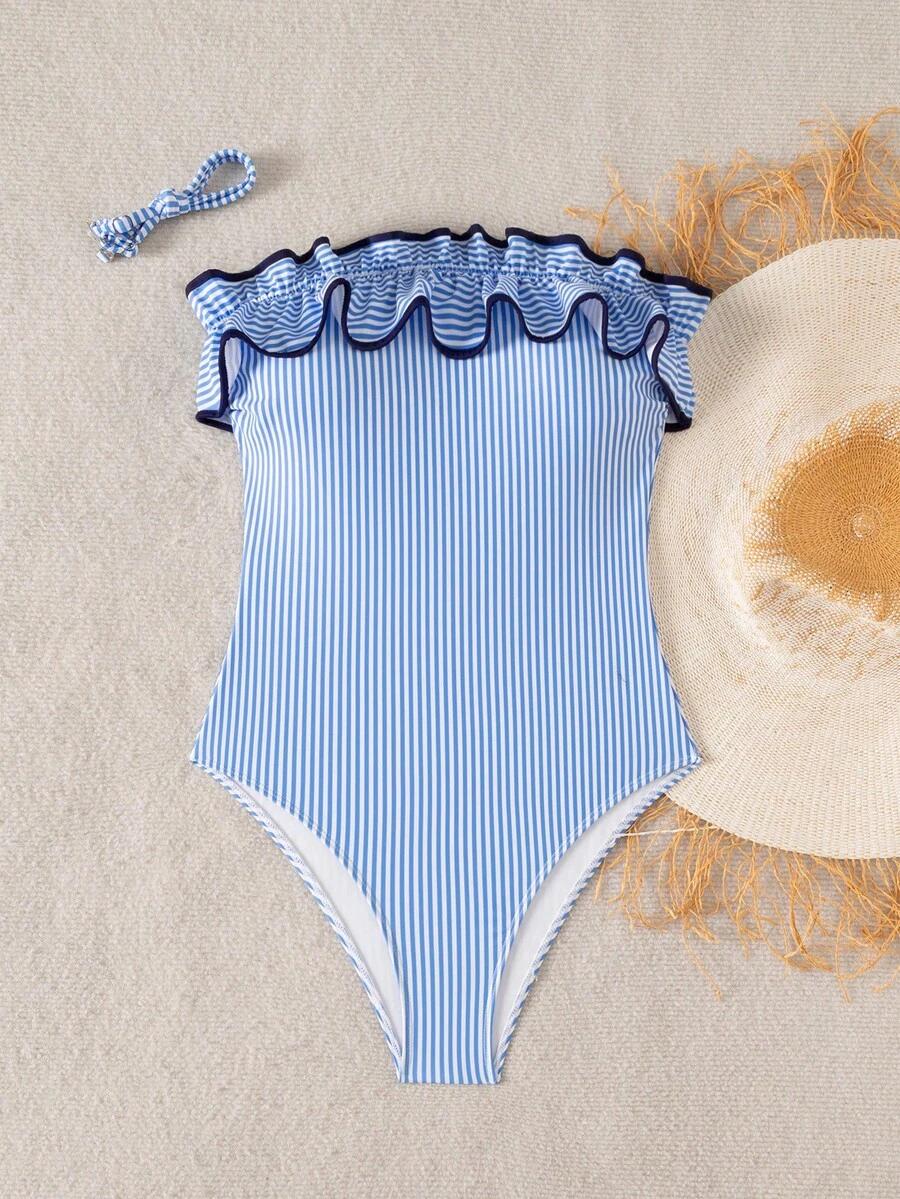 JEDNOCZĘŚCIOWY STRÓJ KĄPIELOWY PASKI