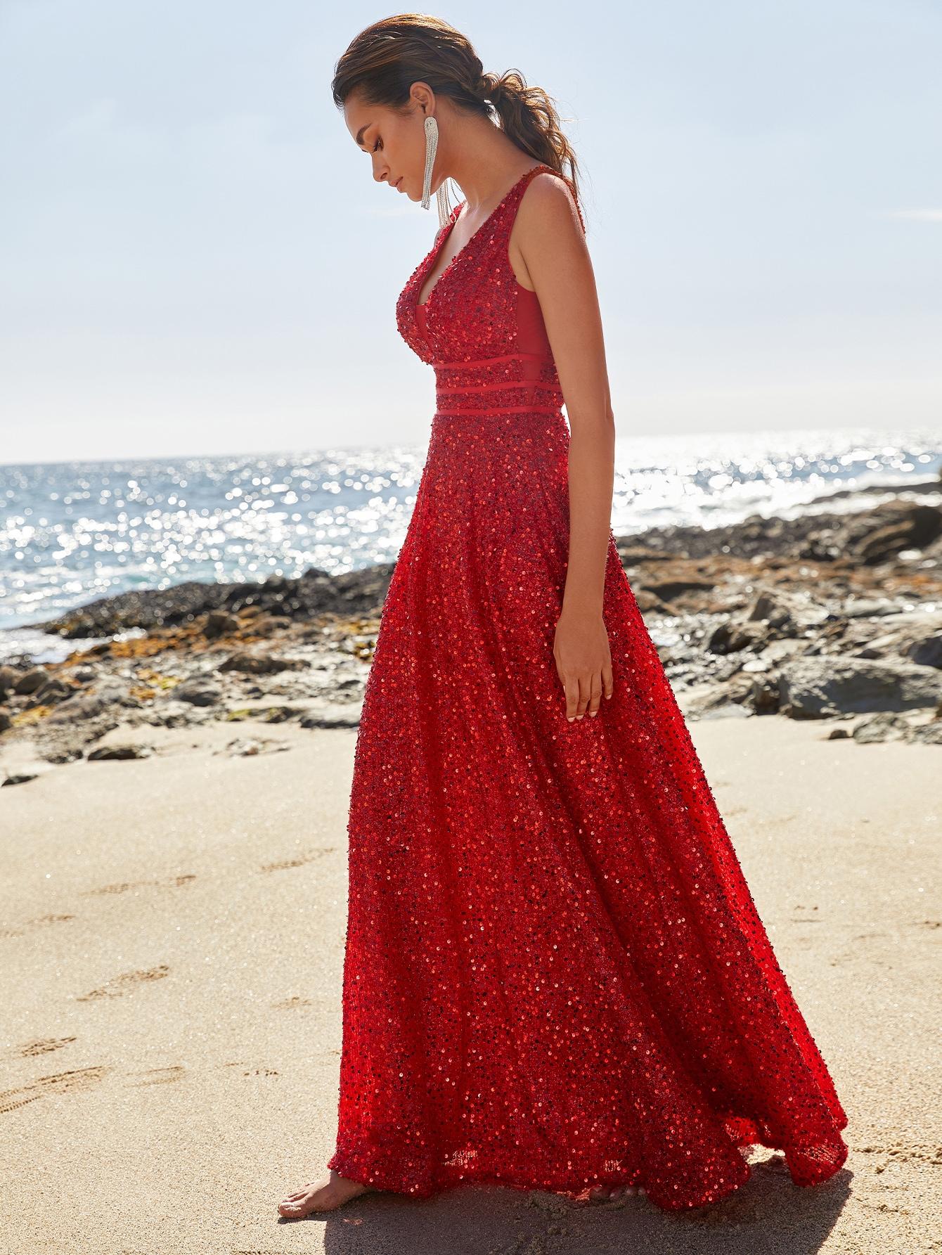 MAXI SUKIENKA GLAMOUR CEKINY