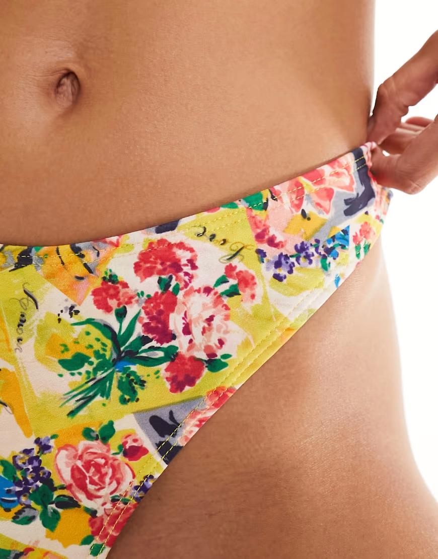 DÓŁ OD BIKINI kwiaty