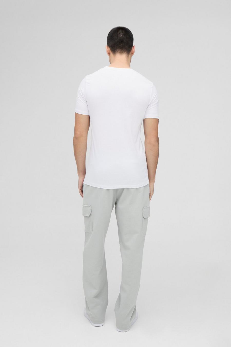 BIAŁY T-SHIRT BASIC