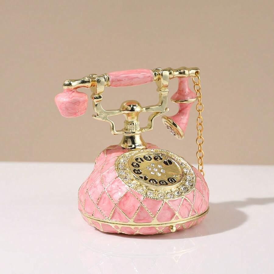 pojemnik na biżuterię w kształcie telefonu