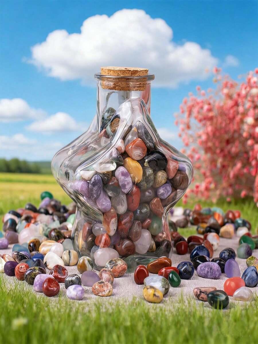 mix wielokolorowych kamyków 500g