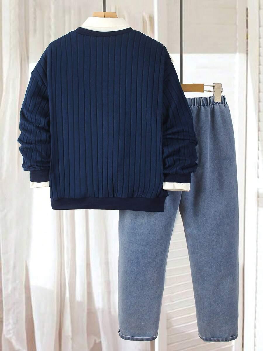 NIEBIESKIE SPODNIE JEANS