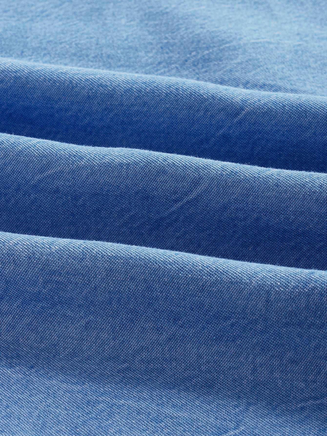 NIEBIESKA KOSZULA JEANS