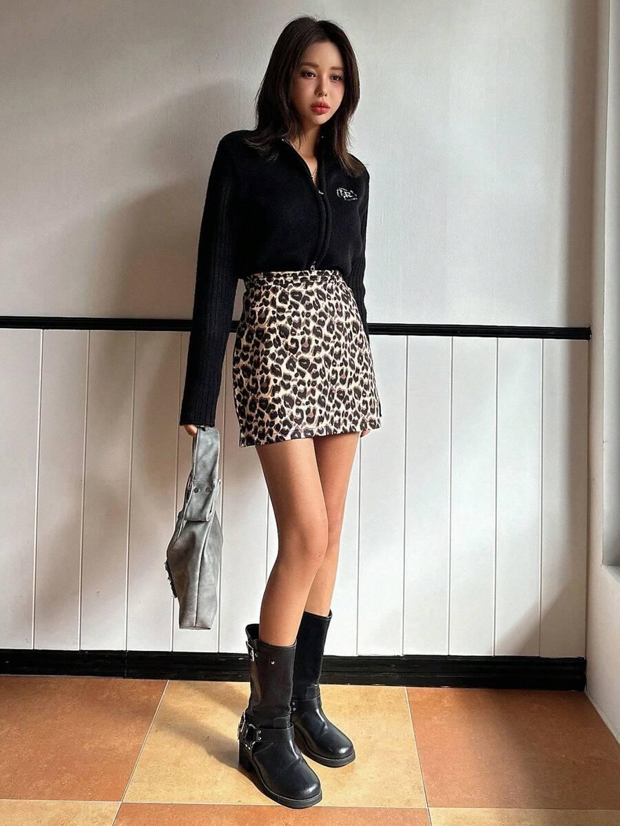 SPÓDNICA ANIMAL PRINT