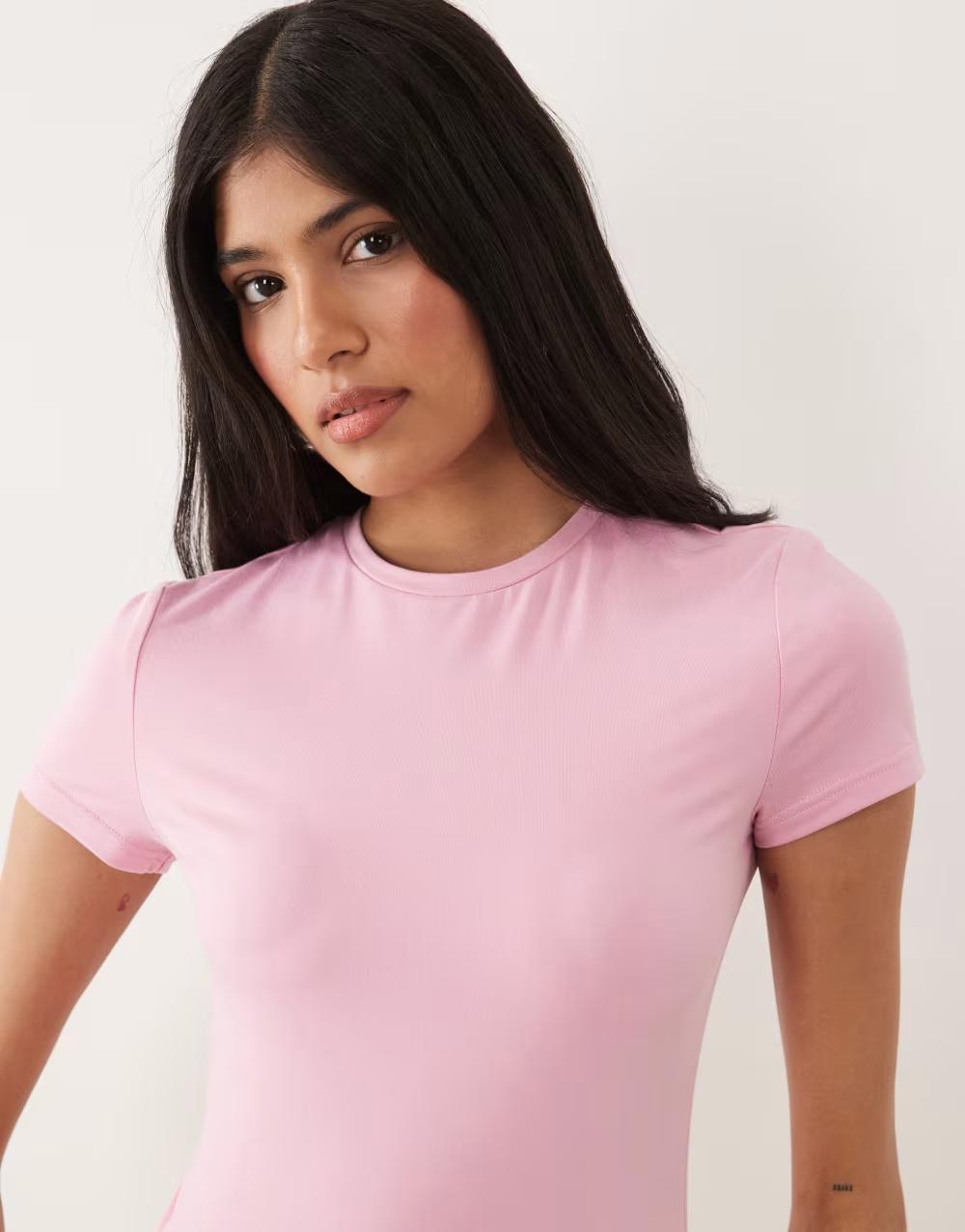 RÓŻOWY T-SHIRT basic