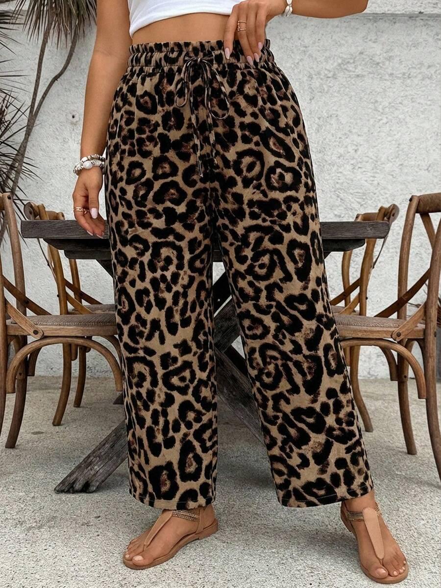 spodnie animal print