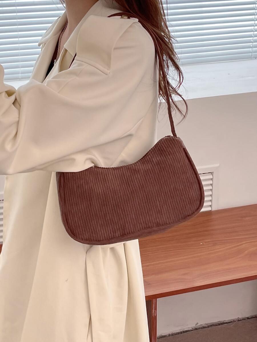 BRĄZOWA TOREBKA NA RAMIĘ 