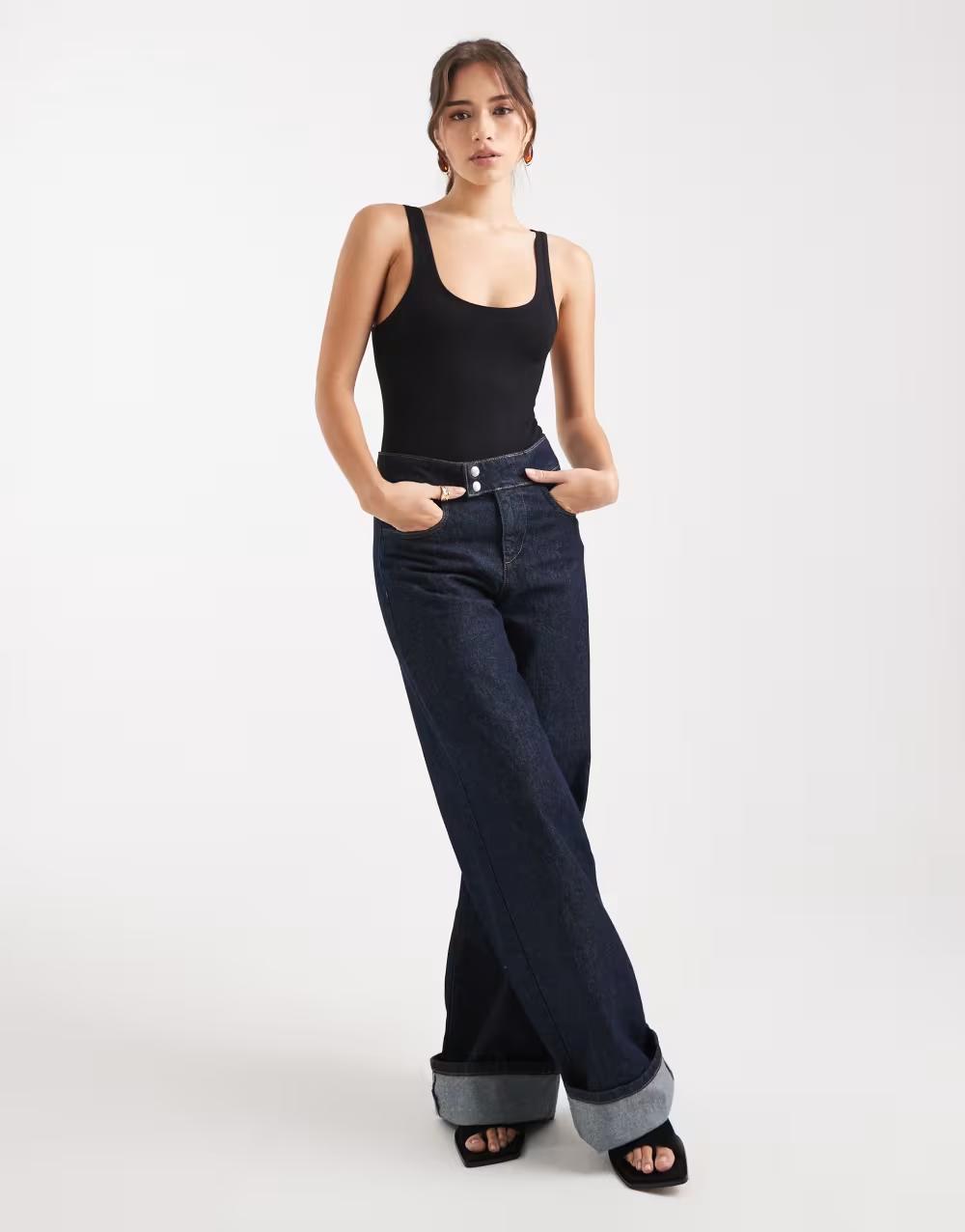 czarne body casual