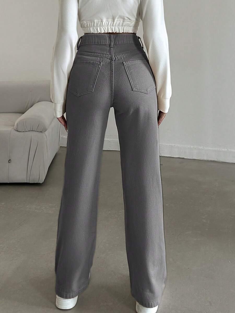 SPODNIE JEANS WYSOKI STAN