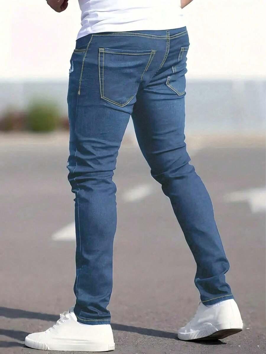 SPODNIE JEANS rurki