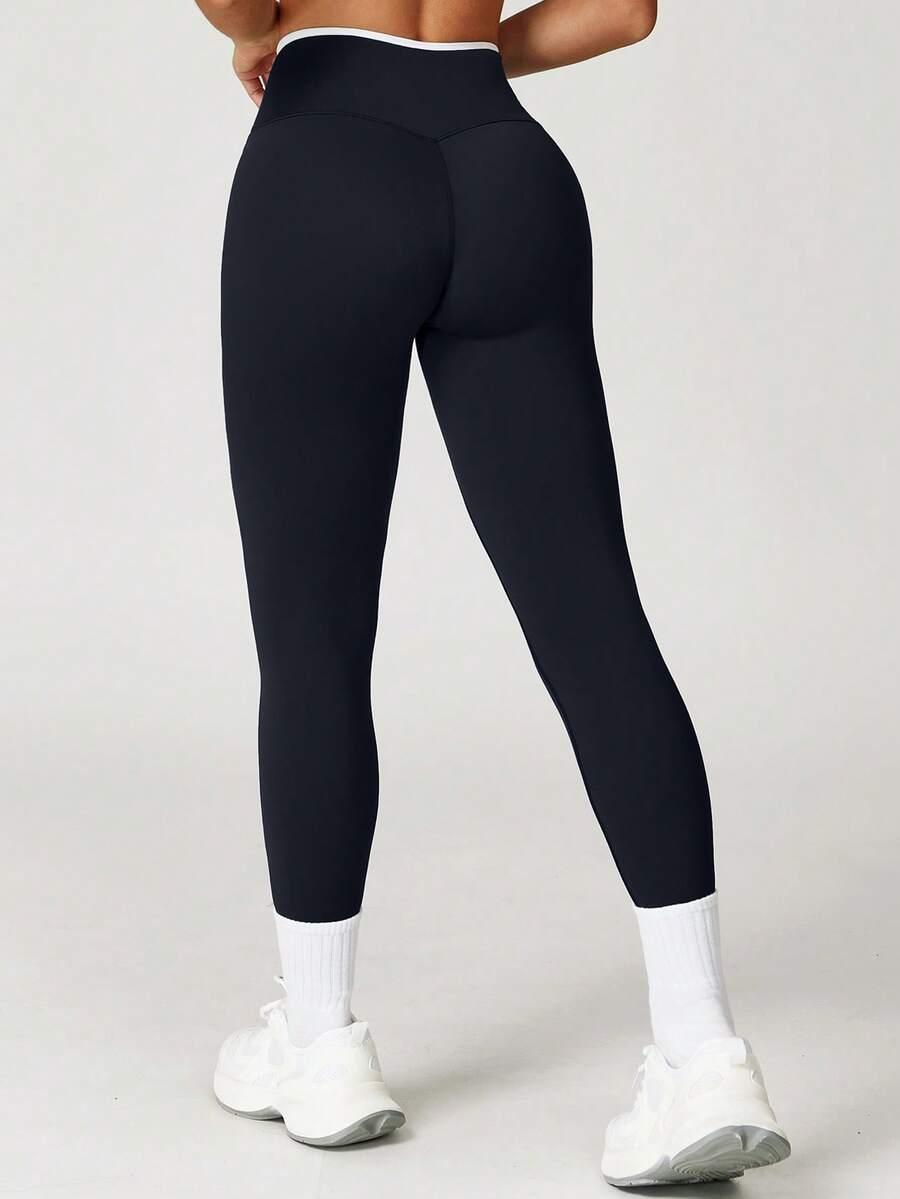 czarne legginsy wysoki stan 