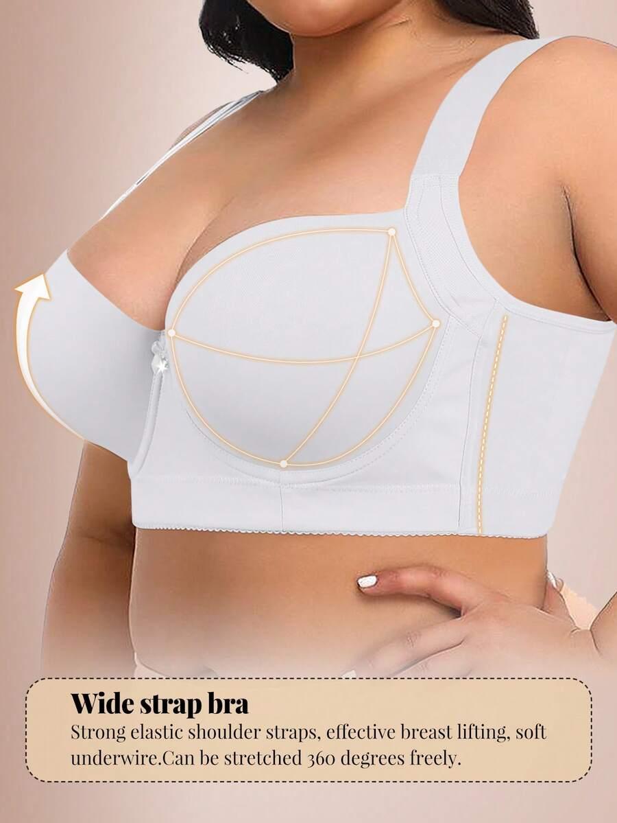 BIAŁY BIUSTONOSZ KOKARDA