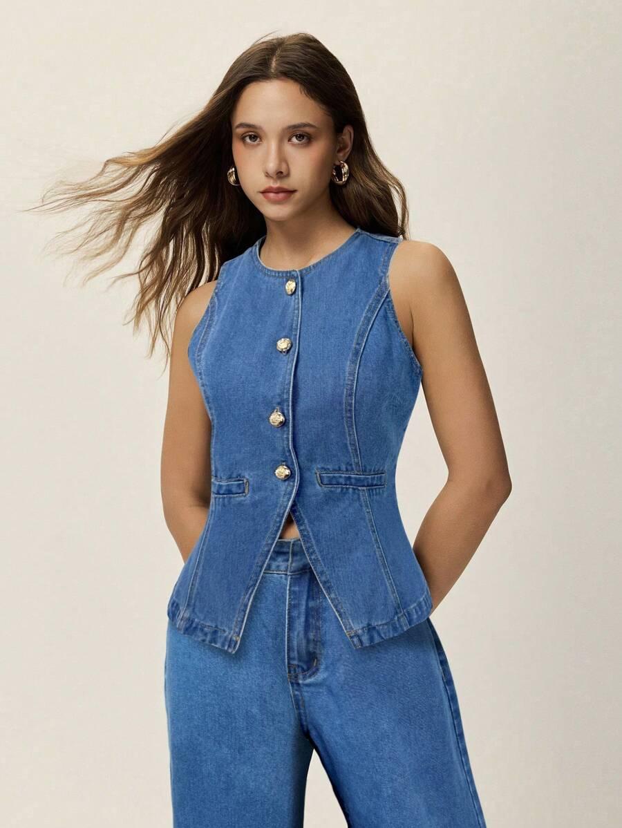 niebieskie spodnie jeans
