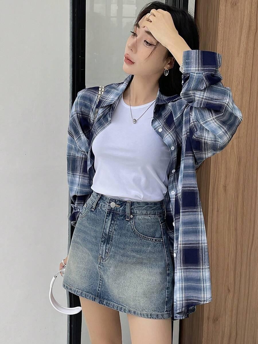 MINI SPÓDNICA JEANS 