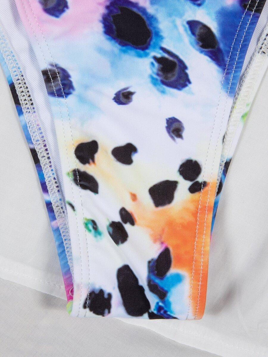 DWUCZĘŚCIOWY STRÓJ KĄPIELOWY ANIMAL PRINT 