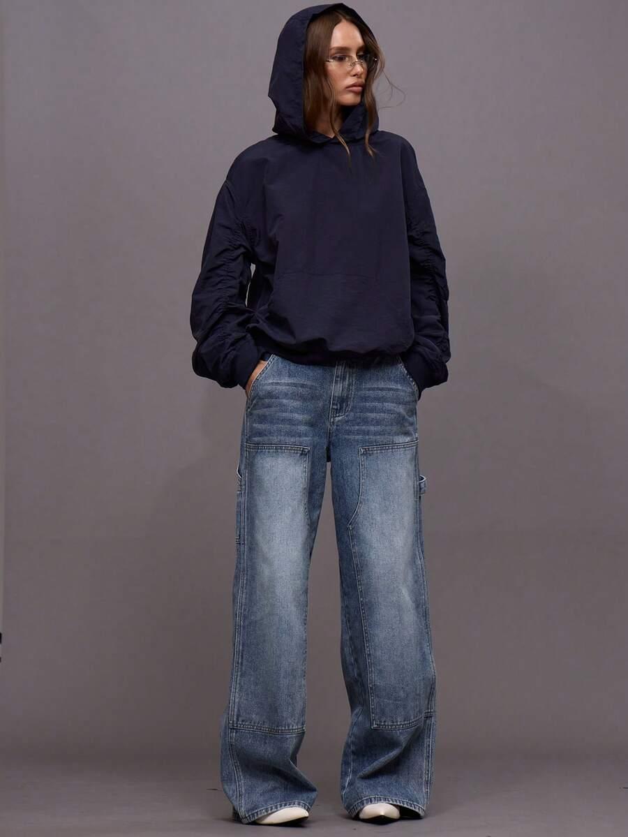 NIEBIESKIE SPODNIE JEANS