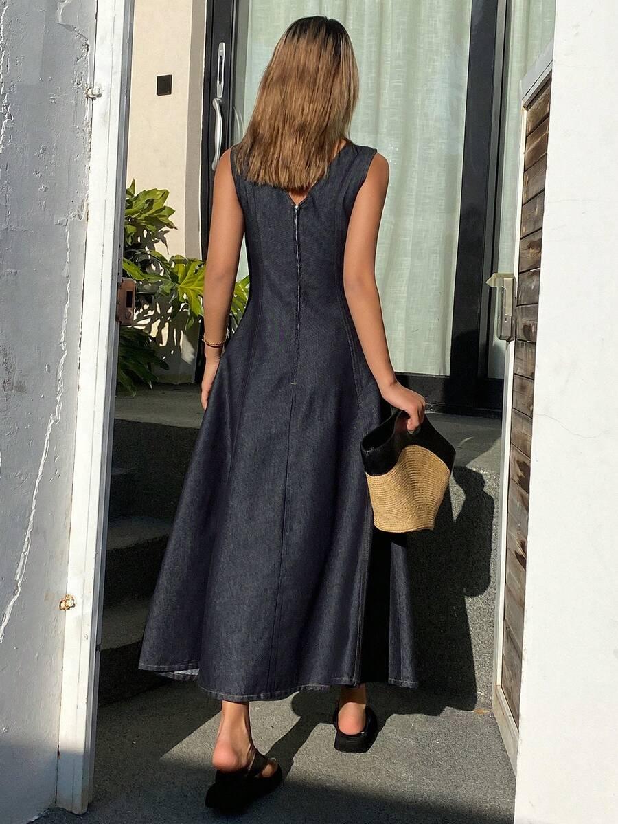 MAXI SUKIENKA JEANS